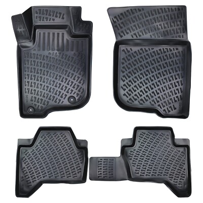 Car Floor Mats Liners For Mitsubishi L200 2015-2019 All Season 3D Auto Rugs New