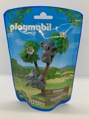 Australia Wild Zoo Koala Family With Baby Bear On Eucalyptus Tree