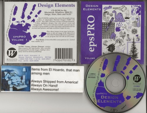 epsPRO Volume 1 Design Elements by Wayzata Technology in Jewel Case VG Condition - Picture 3 of 3