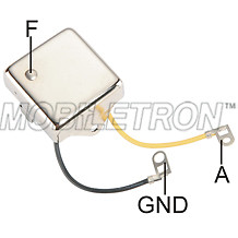 12V Regulator To Fit Lucas Alternator Lra100 Acr Ford Massey Mob 130637 Vr-Lc100