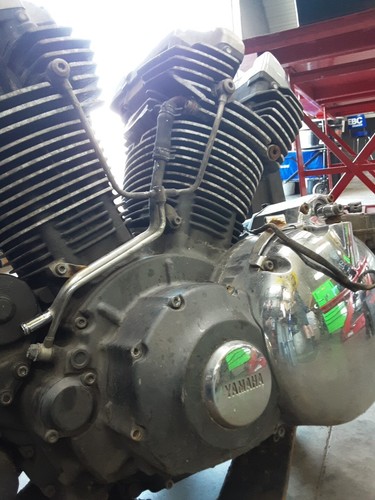 2007 07 06-07 Yamaha XV1700 Road Star Warrior Complete Engine Motor Assembly - Picture 12 of 19