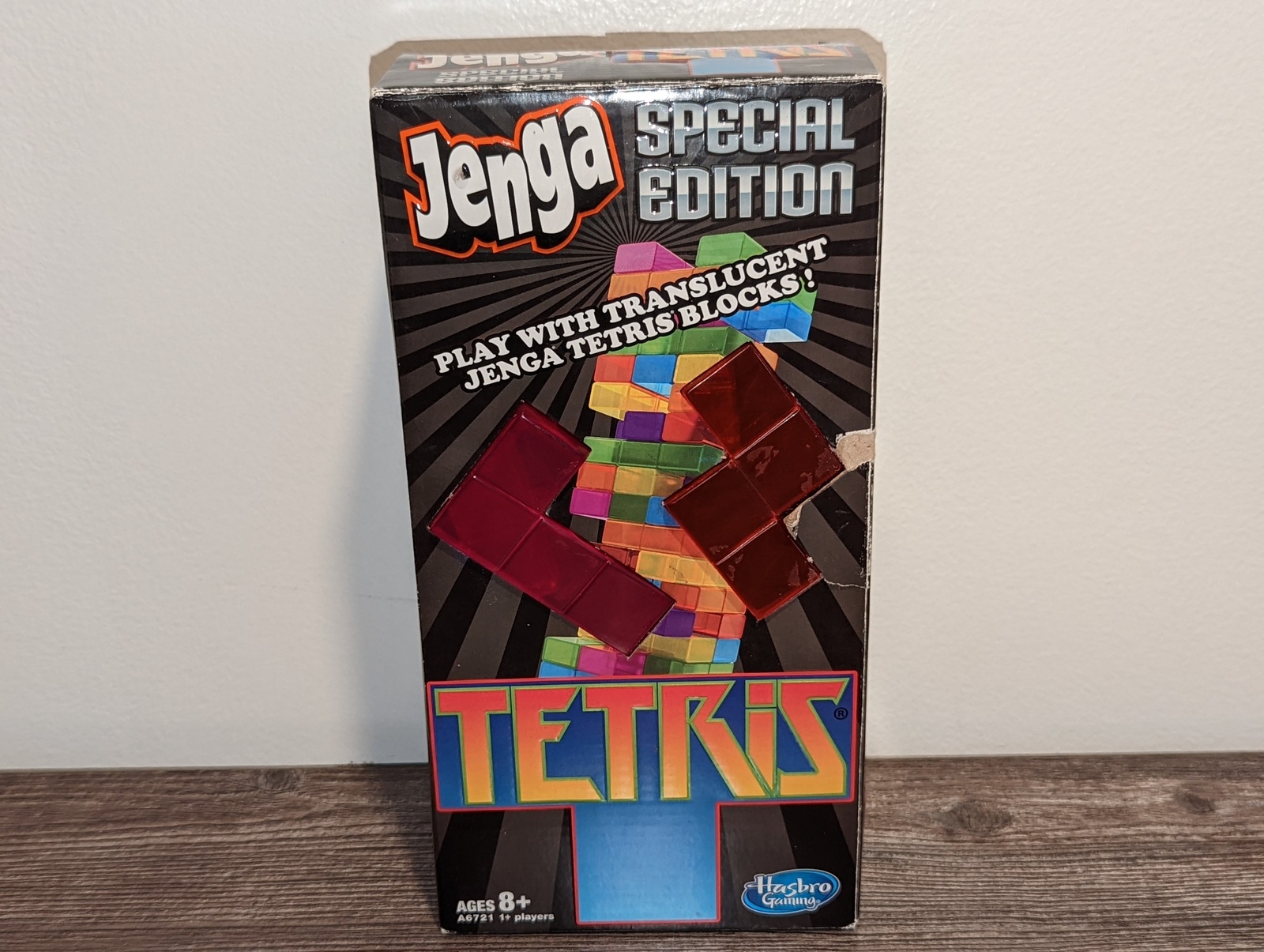 Tetris Jenga Special Edition with Translucent Blocks Hasbro Games Tower  Building | eBay
