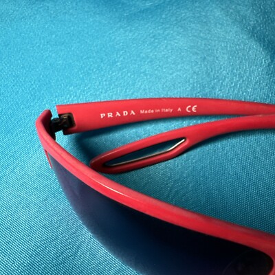 Prada Sunglasses Italy Red Sps 500 64,18 Twl-9q1 Read | eBay