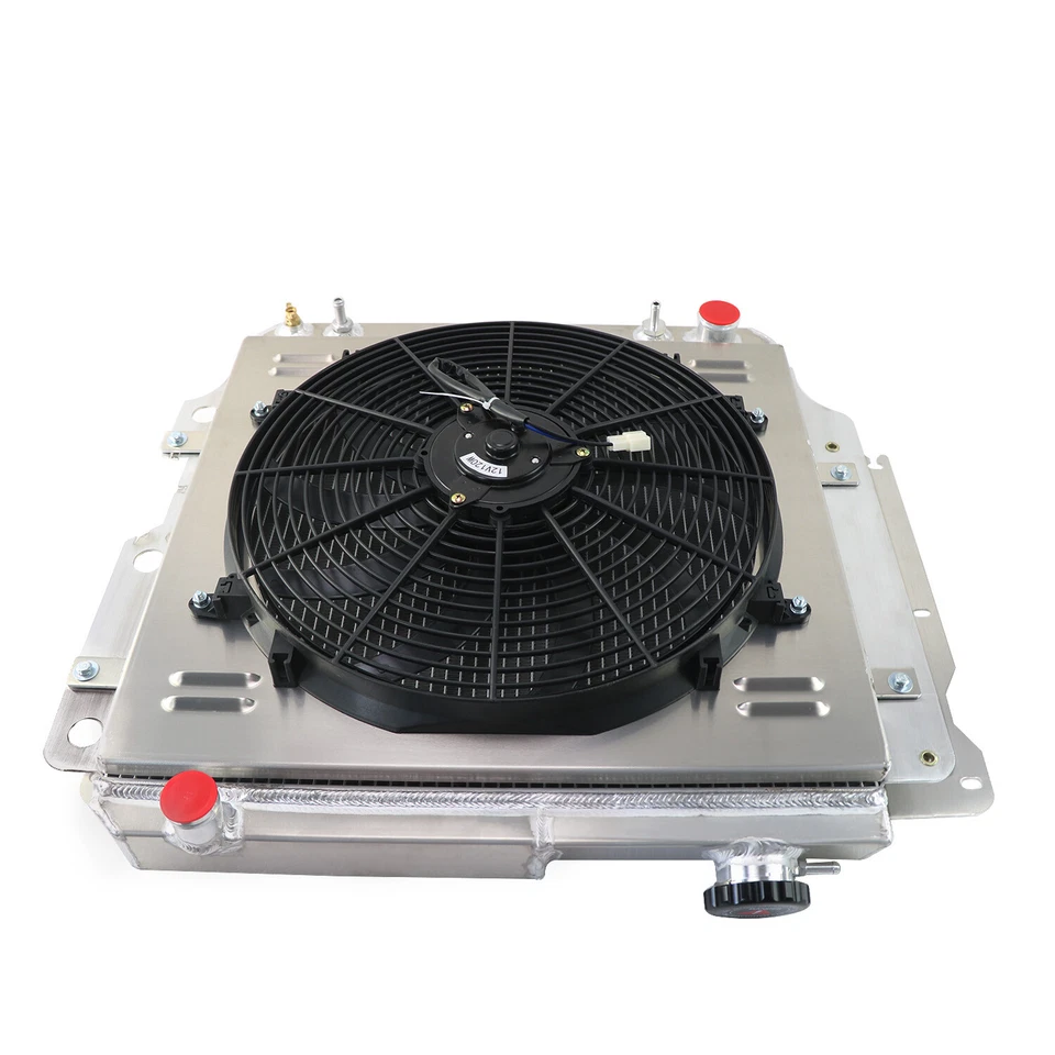 3Row Radiator Shroud Fan Fits 1987-2006 Jeep Wrangler YJ TJ 2.4,2.5 4.0-4.2L — 第 3/4 张图片
