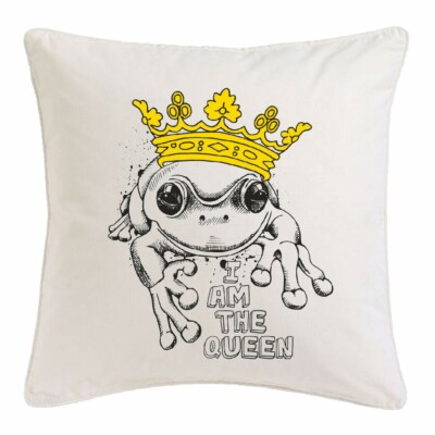 KISSENBEZUG 40X40cm I AM THE QUEEN LIFESTYLE FASHION STREET WEAR HIPHOP