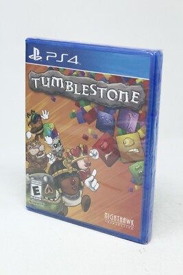 Tumblestone - PS4 PlayStation 4 Nighthawk Interactive Puzzle Game - New Sealed