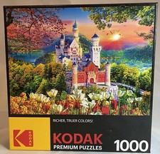 Neuschwanstein Medieval Castle Germany 1000 Piece Kodak Premium Jigsaw Puzzle B