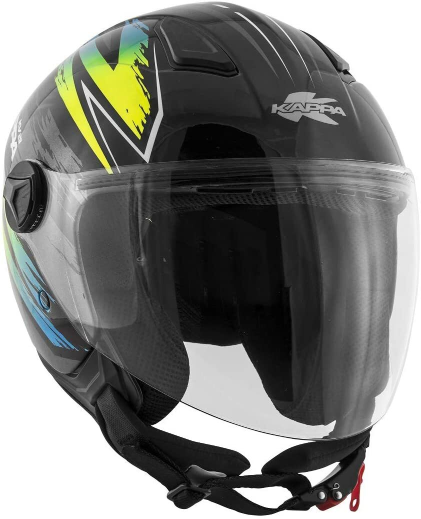 CASCO JET KAPPA KV28 MIAMI BOLT NERO MIX
