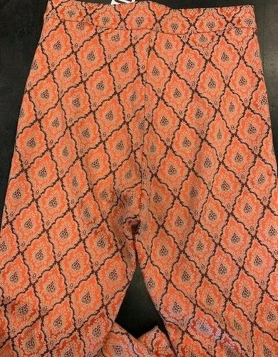 Urban Outfitters Jacquard orange Hose, Größe 6, neu mit Etikett UO - Bild 4 von 4
