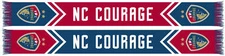 NWSL North Carolina Courage Chevron Scarf