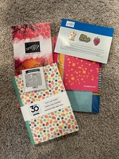NEW Stampin' Up Onstage Lot - Various notebooks and pins - All NEW