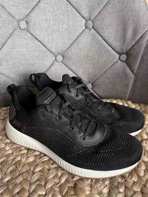 Damen-Sportschuhe Skechers BOBS Squad Glam League schwarz   UK-Größe 8 EU 41