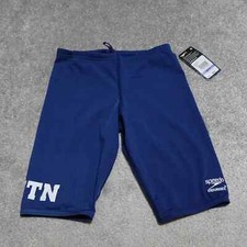 Speedo Endurance Swimwear Boy's XS Blue Elastic Waist Drawstring Stretch