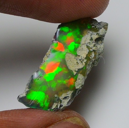 Black Opal Rough 9.35 Carats, Natural Ethiopian Opal Rough, Opal Raw Crystal