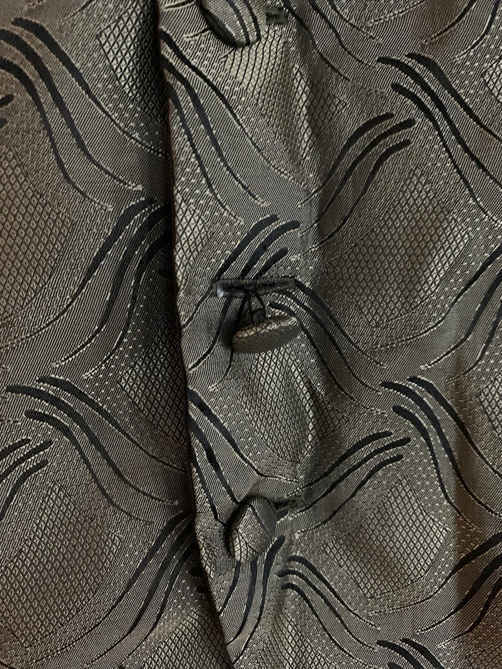 Vintage Michael Brandon Vest Men Med Steampunk Olive/brown USA - Image 2 of 4