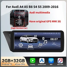10.25" CarPlay For Audi A4/A4L/A5 2009-2016 Android 13 Car Stereo GPS WiFi MMI