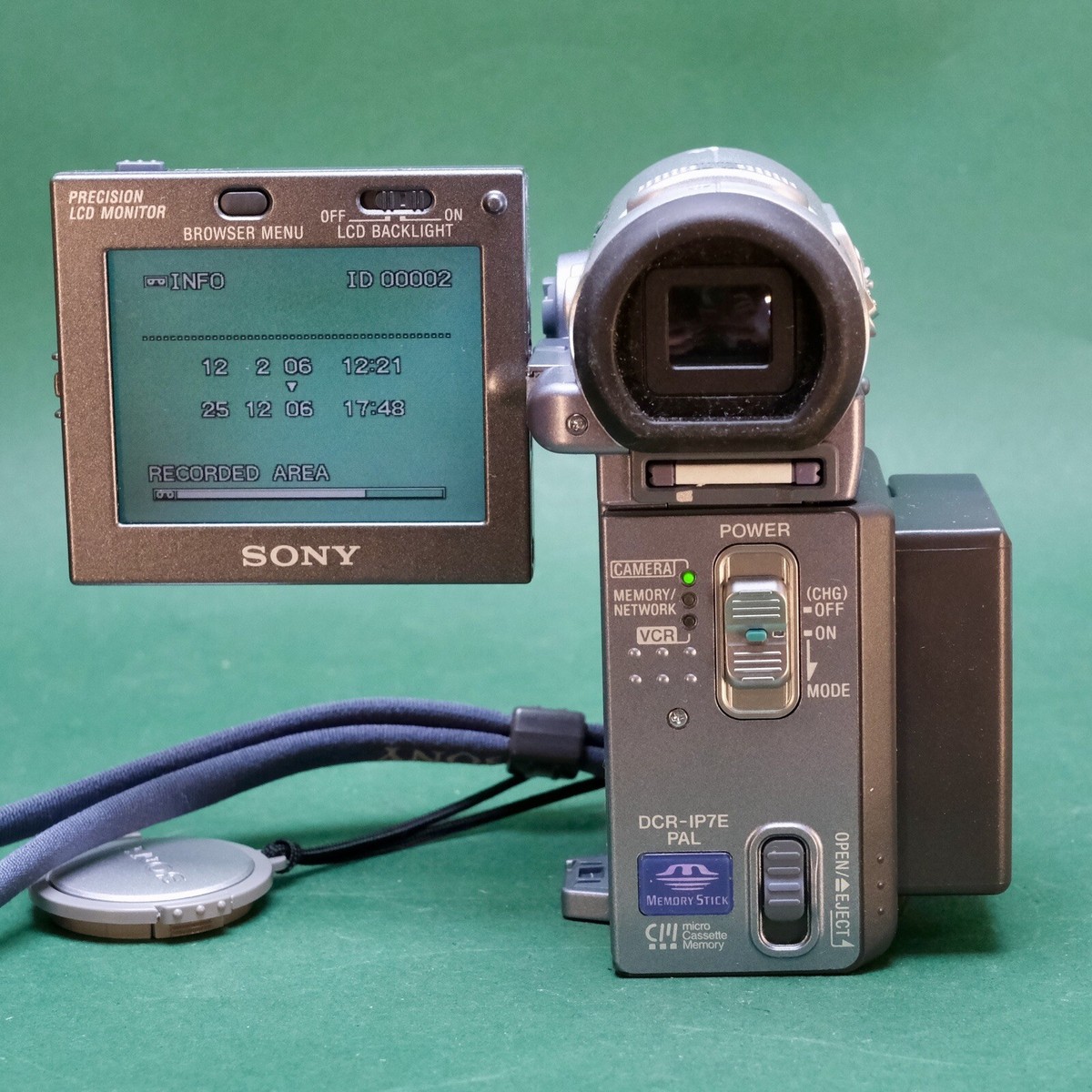 Sony PAL MicroMV Handycam Camcorder DCR-IP7E Y2k nostalgic dcr Sony PAL MicroMV Handycam Camcorder DCR-IP7E Y2k nostalgic dcr