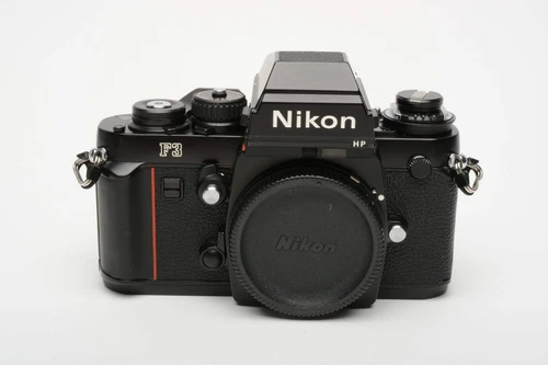 Nikon F3 HP 35mm SLR Body, tested, accurate, very nice & clean + Manual