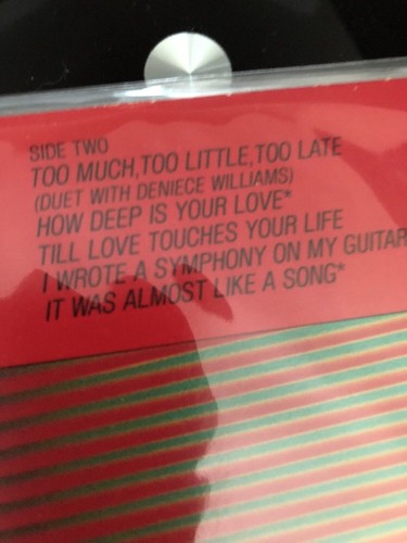 Mint- Johnny Mathis You Light Up My Life LP Columbia Records - Picture 4 of 8