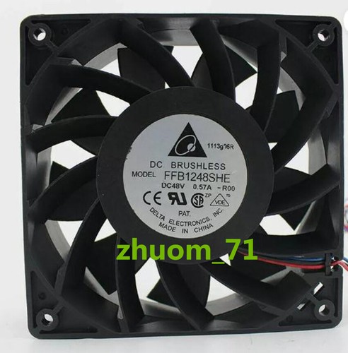 1PC DELTA FFB1248SHE 12038 48V 0.57A cooling fan - Picture 1 of 3