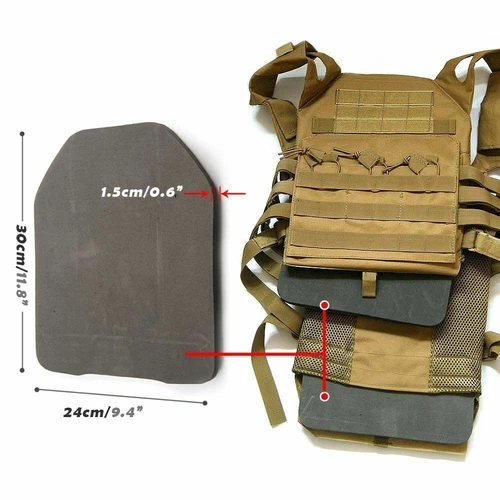 Herren Plattenträger Rüstung Weste Training Tops Militär Einstellbar Angriff - Bild 4 von 9