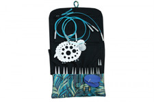 Hiya Sharp Premium Interchangeable Knitting Needle Set, 4",5", Large, Small
