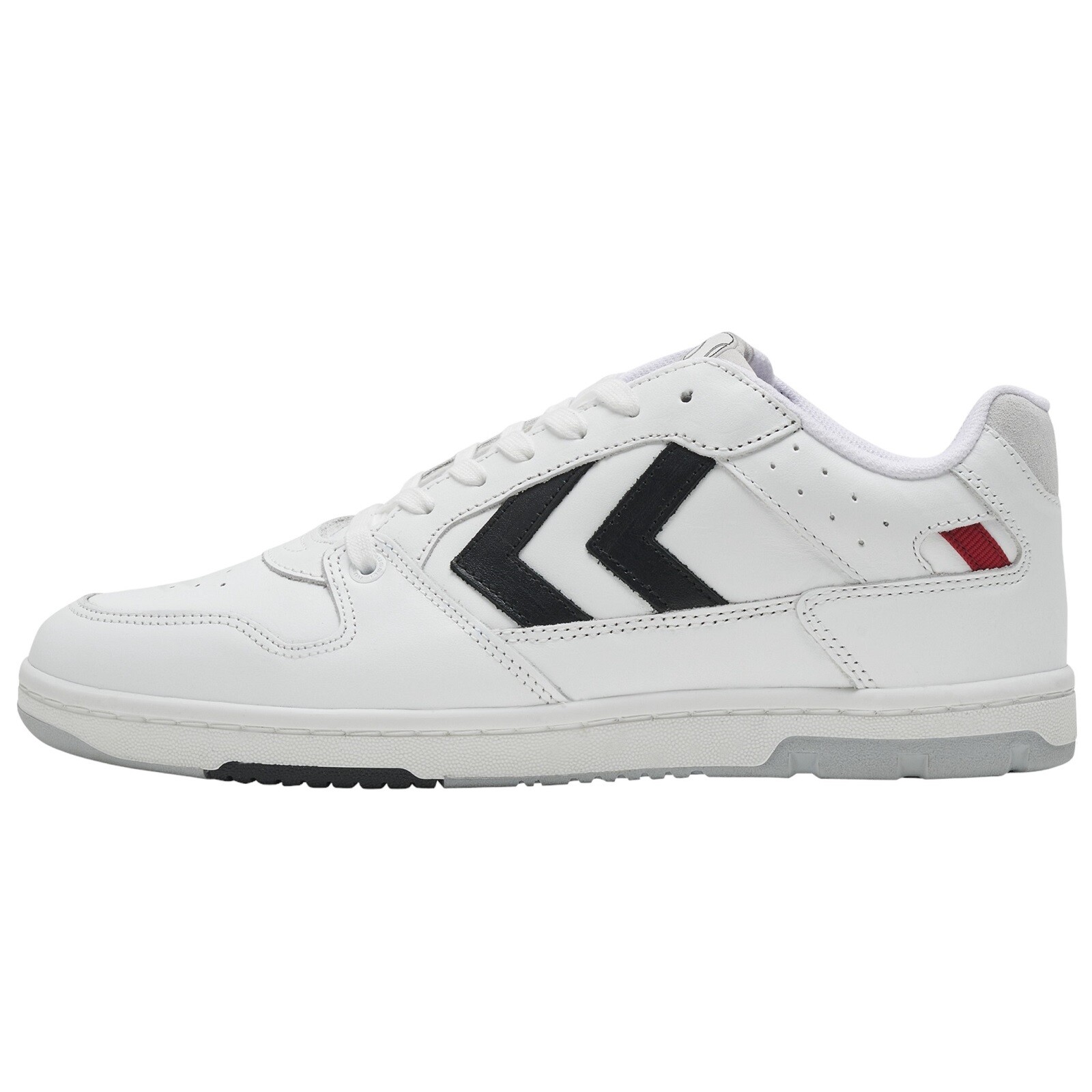 Кроссовки Hummel Power Play Leather в стиле ретро Спортивная обувь Кожа белая 215015 9034 ПРОДАЕТСЯ 10490₽