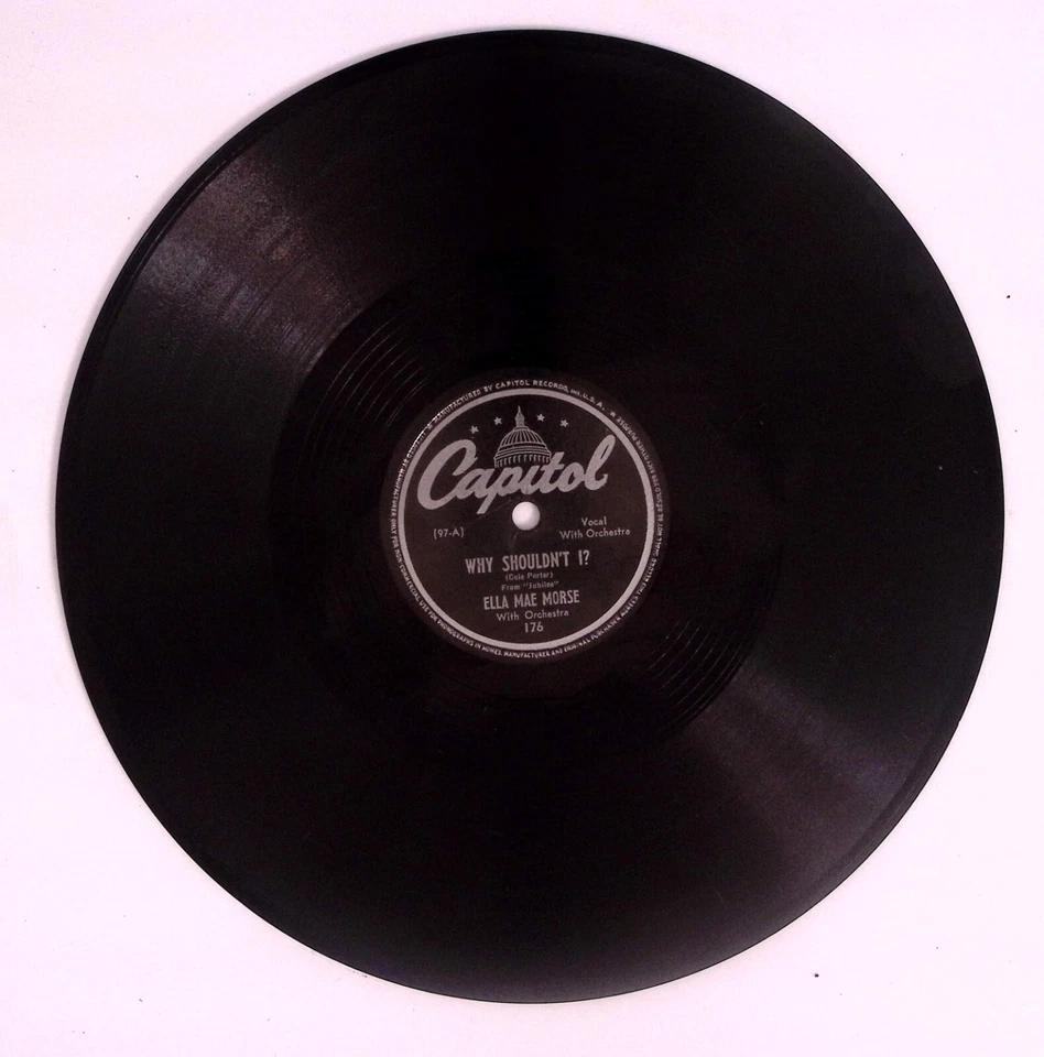 ELLA MAE MORSE WHY SHOULDN'T I? / HELLO SUZANNE CAPITOL RECORDS 78 RPM 669 - Image 2 of 3