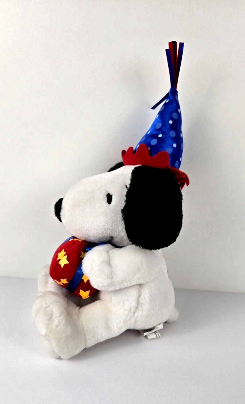 Snoopy Plush in Party Hat - 11 Inch Cute Birthday Gift