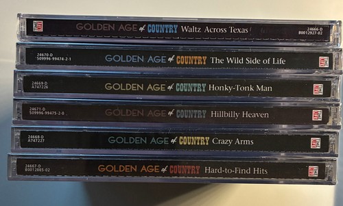 Golden Age Of Country 6-CD Box Set Classic Country Hits By Time Life Open Box - Bild 3 von 4