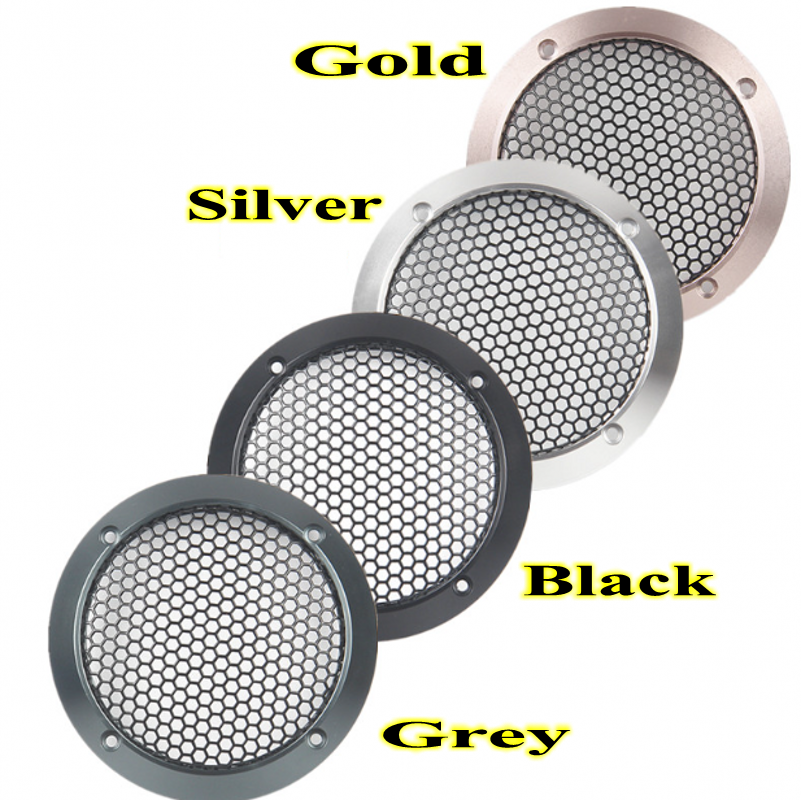 1.5"6"inch Car audio Speaker grilles Aluminum alloy mesh cover tweeter