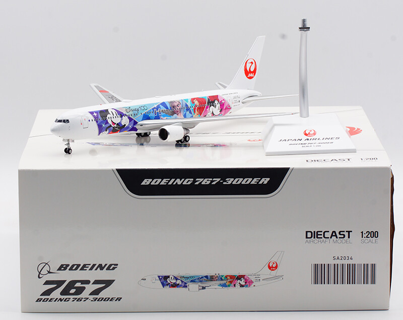 1:200 JC Wings JAPAN AIRLINES BOEING B767-300ER Airplane