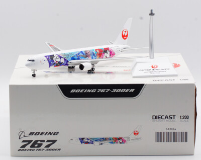 1:200 JC Wings JAPAN AIRLINES BOEING B767-300ER Airplane Diecast