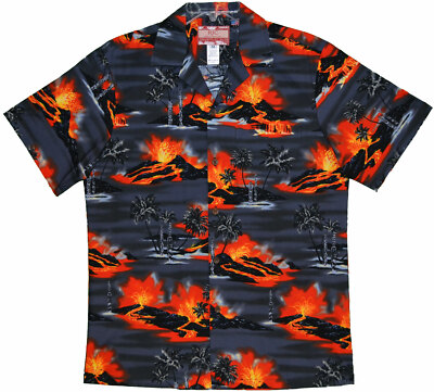 RJC Mens Kilauea Big Island Volcano Shirt