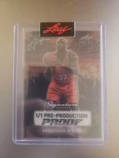2024 Leaf Signature Series SHAQUILLE O'NEAL SHAQ Clear Lakers Proof Mint SP 1/1