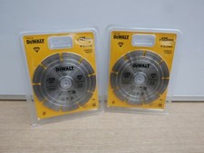 2 X DeWALT DT3711 5" 125MM ANGLE GRINDER DIAMOND CUTTING DISCS DCG412 DCG405