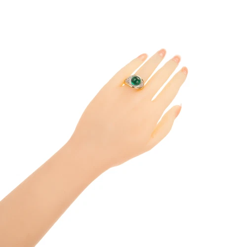 Columbian Emerald Vintage Gem 5.15ct GIA Certified MAS 18k Platinum Ring - Picture 6 of 7