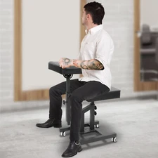 Hair Chair 180?? Adjustable Chair Multiple Use Chair with Universal Wheels