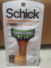 Schick Xtreme 3 Face and Body 4 Disposable Razors 