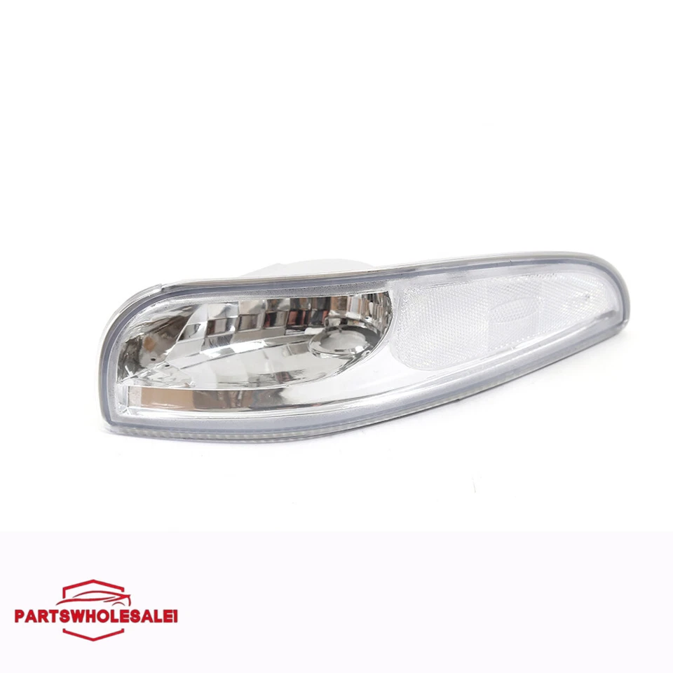 Fit 1997-04 Chevy Corvette C5 Bumper Corner Signal Turning Light Chrome Housing Foto 3 de 4