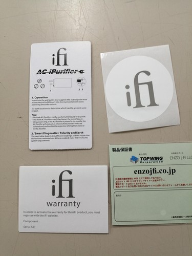 IFI AC Leistung Filter Ipurifier Neu Versiegelt - Photo 6/6