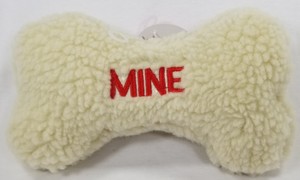 Fleece-034-Mine-034-Bone-squonker-soft-plush-toy-dog-puppy-toys-Valentine-039-s-Day-B52