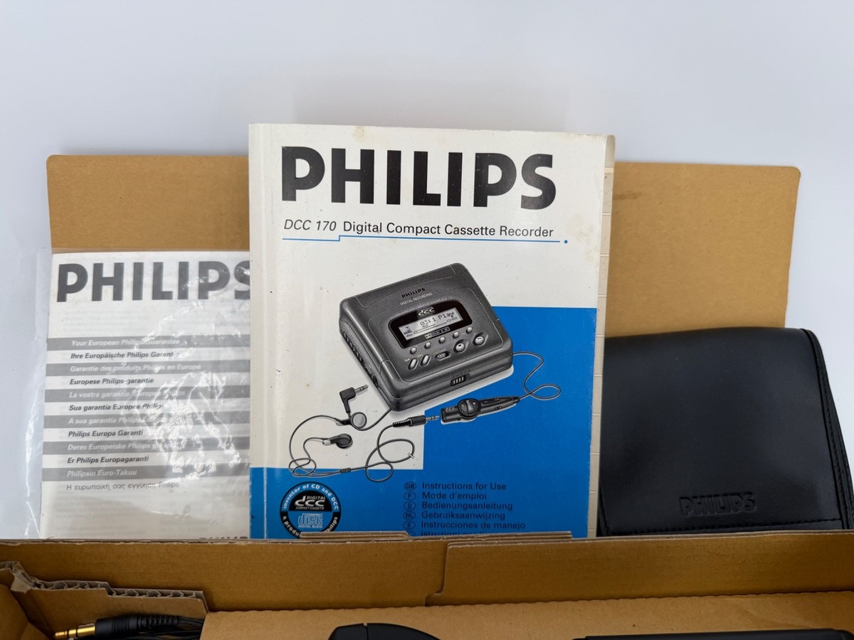 In Box, Mint Restored Philips DCC 170 Portable Digital Compact