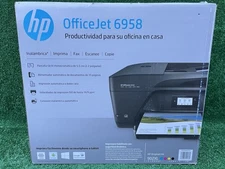 HP OfficeJet Pro 6958 All-In-One Wireless Inkjet  Printer, NEVER USED!
