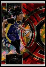 Zia Cooke 2024 Panini Select WNBA Red Ice Prizms #187 Los Angeles Sparks Card