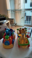 2er Set Selbstfahrende Kleinkinder Eisenbahnen mit Licht & Sound Smyk Navistar