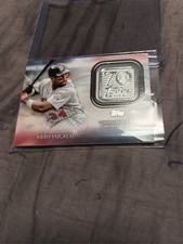 2021 Topps Update Series - Topps 70th Anniversary Manufactured Logo Patches...