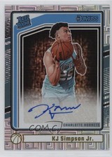 2024 Panini Donruss Rated Rookie Signatures Choice KJ Simpson Jr #279 Auto 0wq6