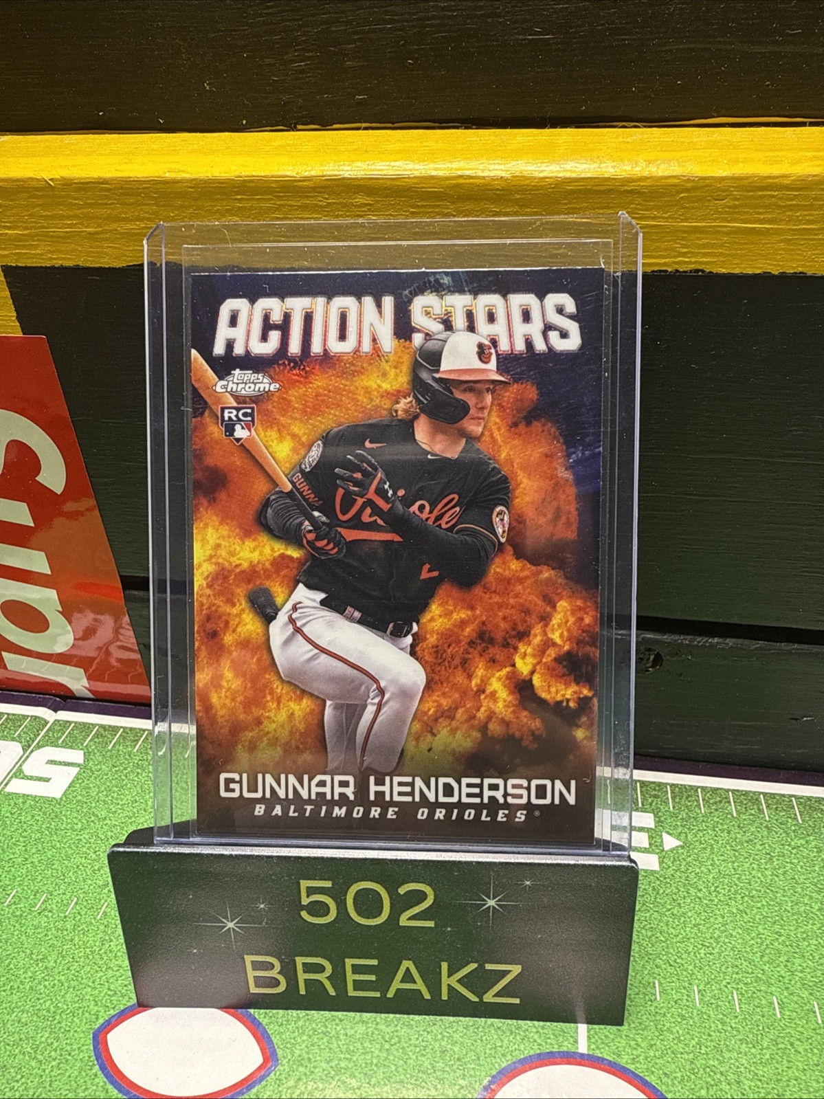 2023 Topps Chrome Update Series - Action Stars Gunnar Henderson #ASC-2 (RC)