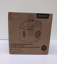 EUHOMY Small Ice Maker Machine - Ready in 6 Minutes, Produces 9 Cubes, 12 Kg